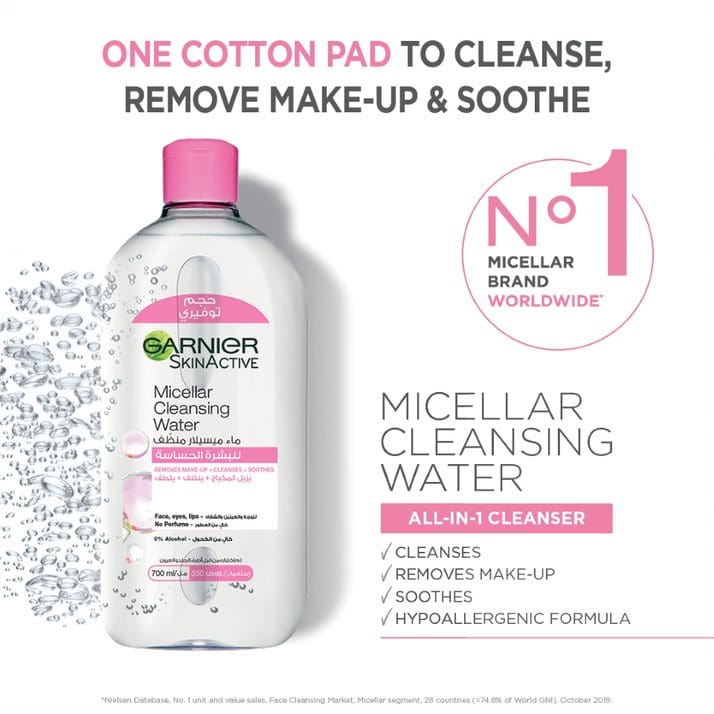 SkinActive Micellar Cleansing Water Classic 700ML