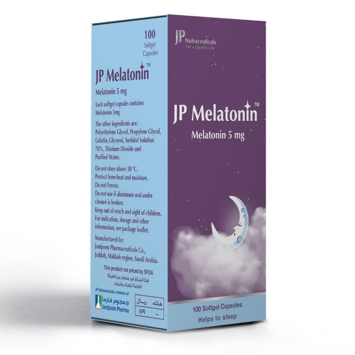 JP Melatonin 5 mg 100 Capsules