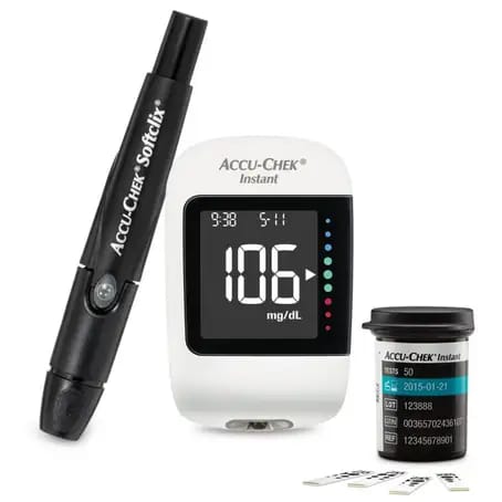 Accuchek Instant Kit + Beurer thermometer