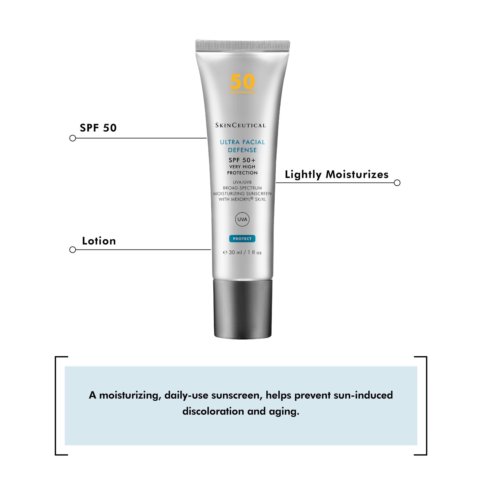 Ultra Facial Defense Sunscreen SPF50+ for All Skin Types