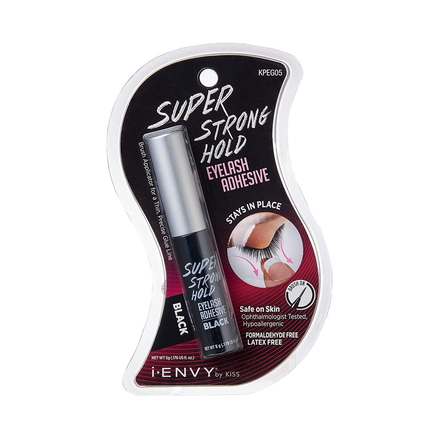 Kiss Super Strong Eyelash Adhesive Black