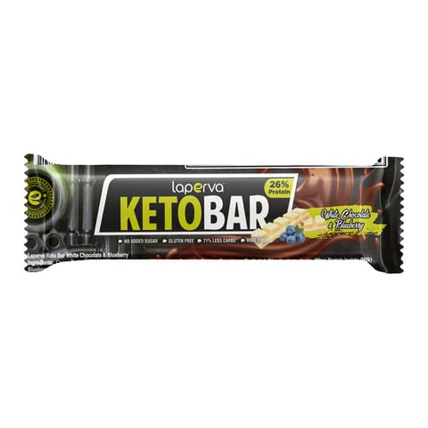 Laperva Keto Bar, White Chocolate & Blueberry, 1 Bar