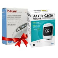 Accuchek Instant Kit + Beurer thermometer