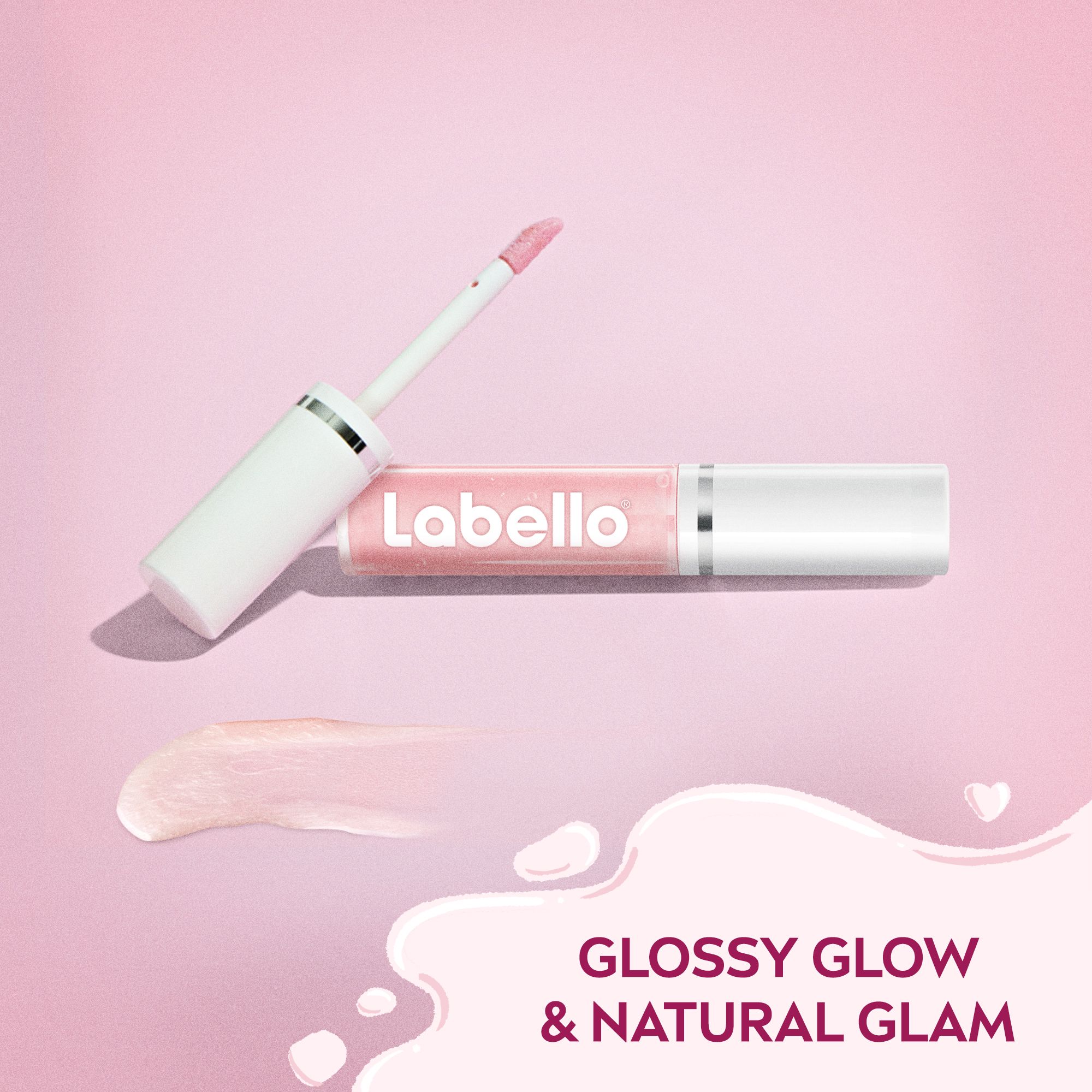 LABELLO Lip Oil, Moisturising Lip Care, Clear Glow, 5.5 ml