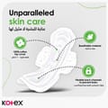 Kotex Natural Maxi Protect Thick Pads, 100% Cotton Pad, Super Size with Wings, 44 Sanitary Pads