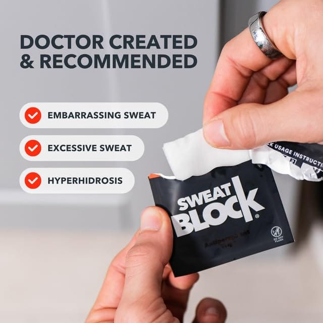 Sweet Block Antiperspirant Wipes