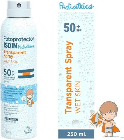 ISDIN FOTOPROTECTOR WET SKIN TRANS SPR 50+ 250ML PEDIATRICS