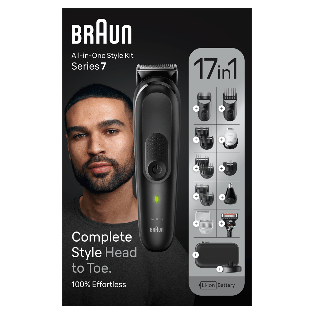 BRAUN SERIES 7 -17 IN 1 MGK7490  -BLACK