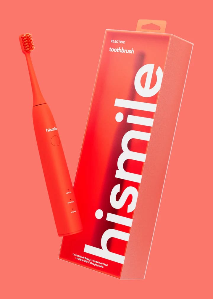 Hismile Bright Red Electric Toothbrush