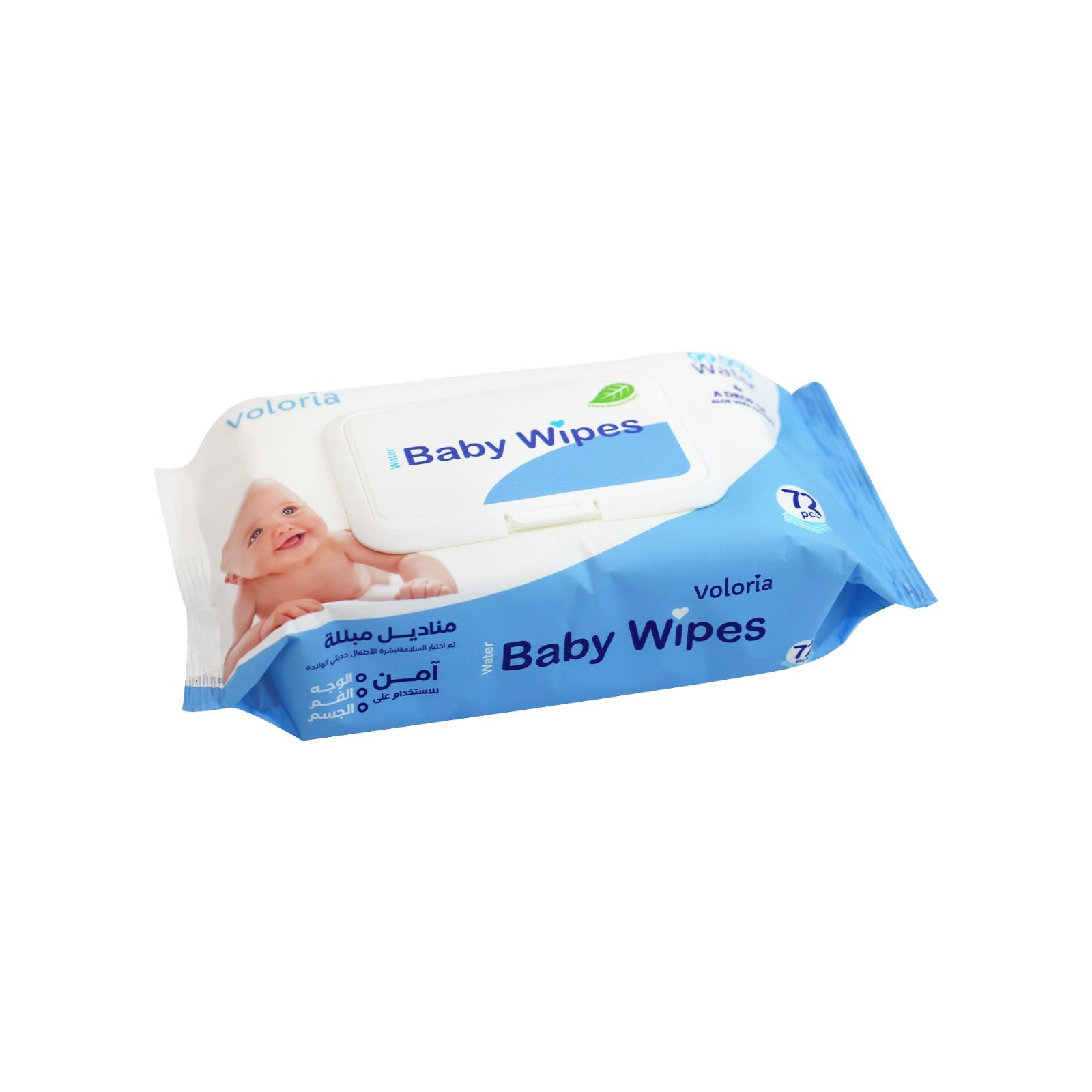 Voloria Water Baby Wipes 72 Pcs