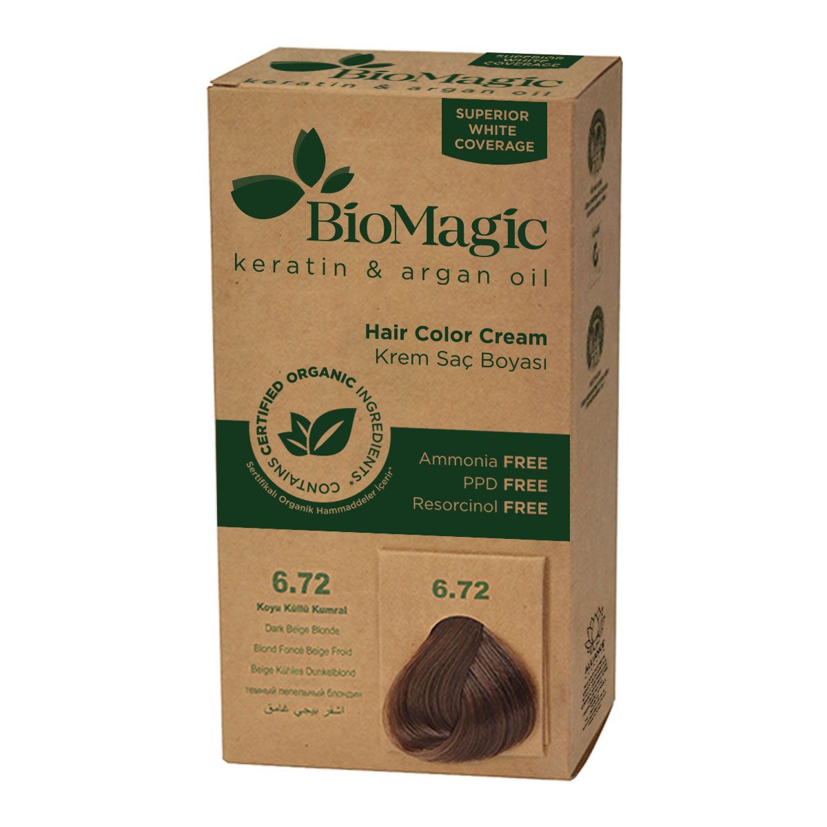 Biomagic Hair Color Cream 6/72DarkBlonde