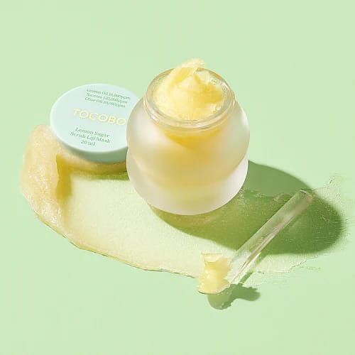 Tocobo Lemon Sugar Scrub Lip Mask