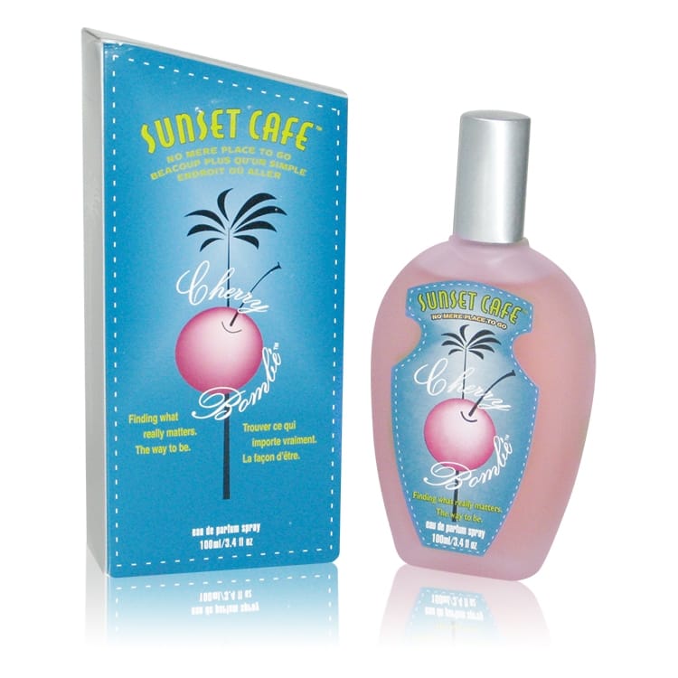 Sunset Cafe Cherry Bombe Unisex Eau De Parfum 22ml