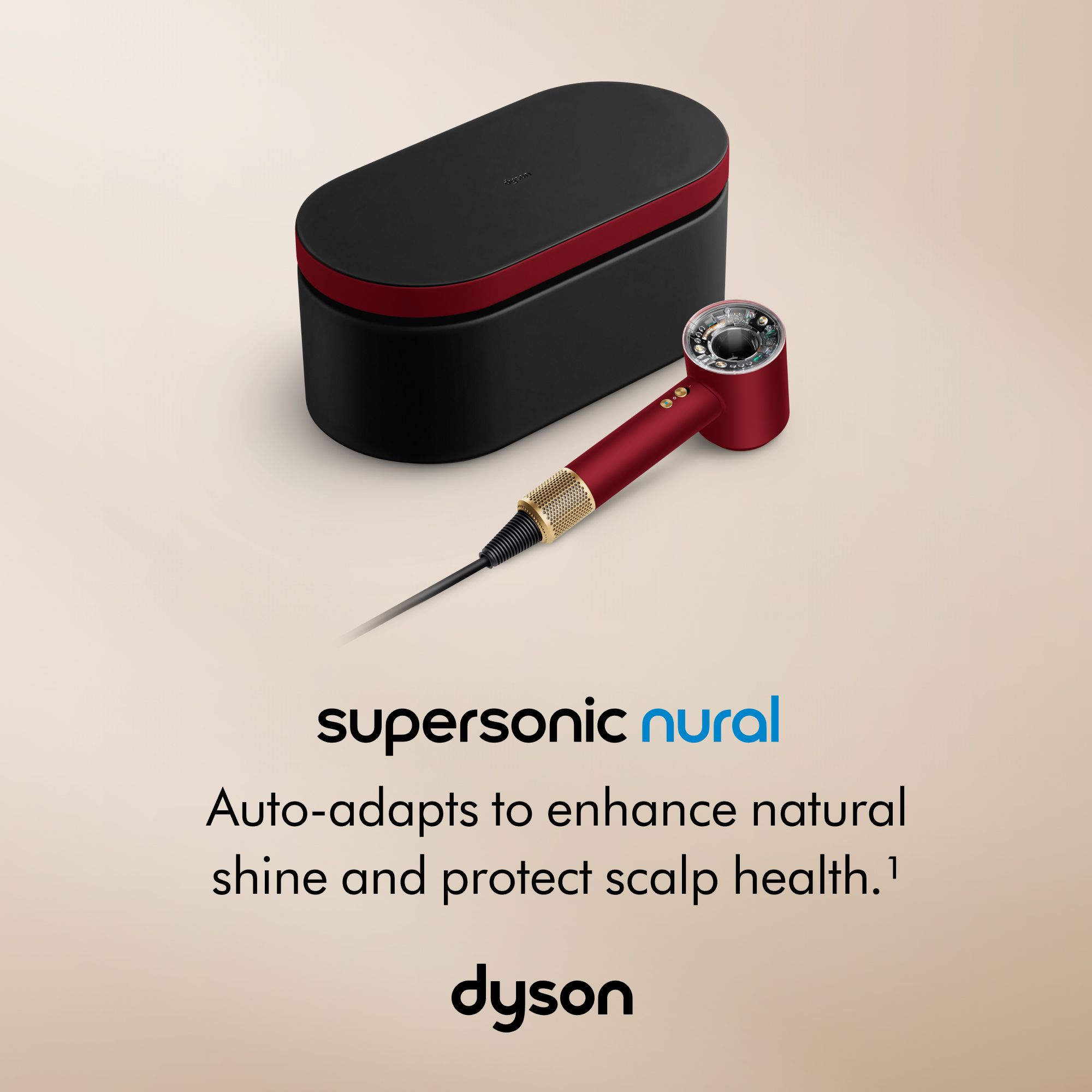 Dyson Supersonic Red Velvet Gold