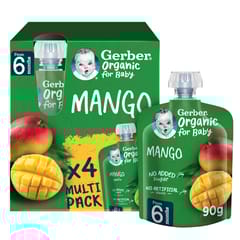 Gerber Orgaic Mango Mp4 (4X90G)Ae