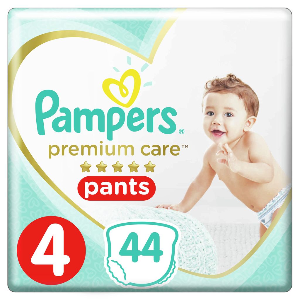Pampers Premium Care Pants, Size 4 (9-14Kg) 50Pc