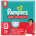 Pampers Rash Protection Pants, Size 8 (+19Kg), 26 Pants