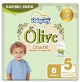 Babyjoy Healthy Skin Diapers With Olive Oil, Size 5 8Pc