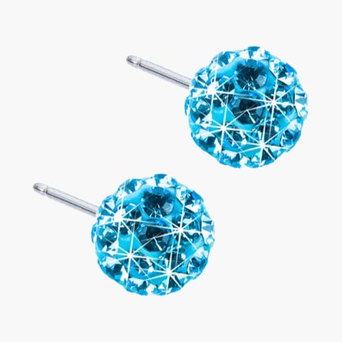 Blomdahl - D - 6mm Crystal Ball Aquamar