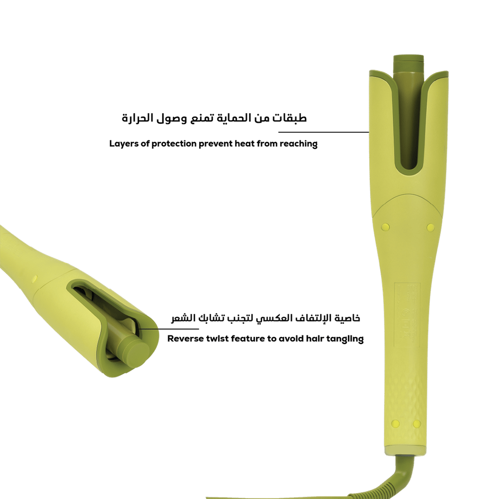 Clara Auto Curler Green