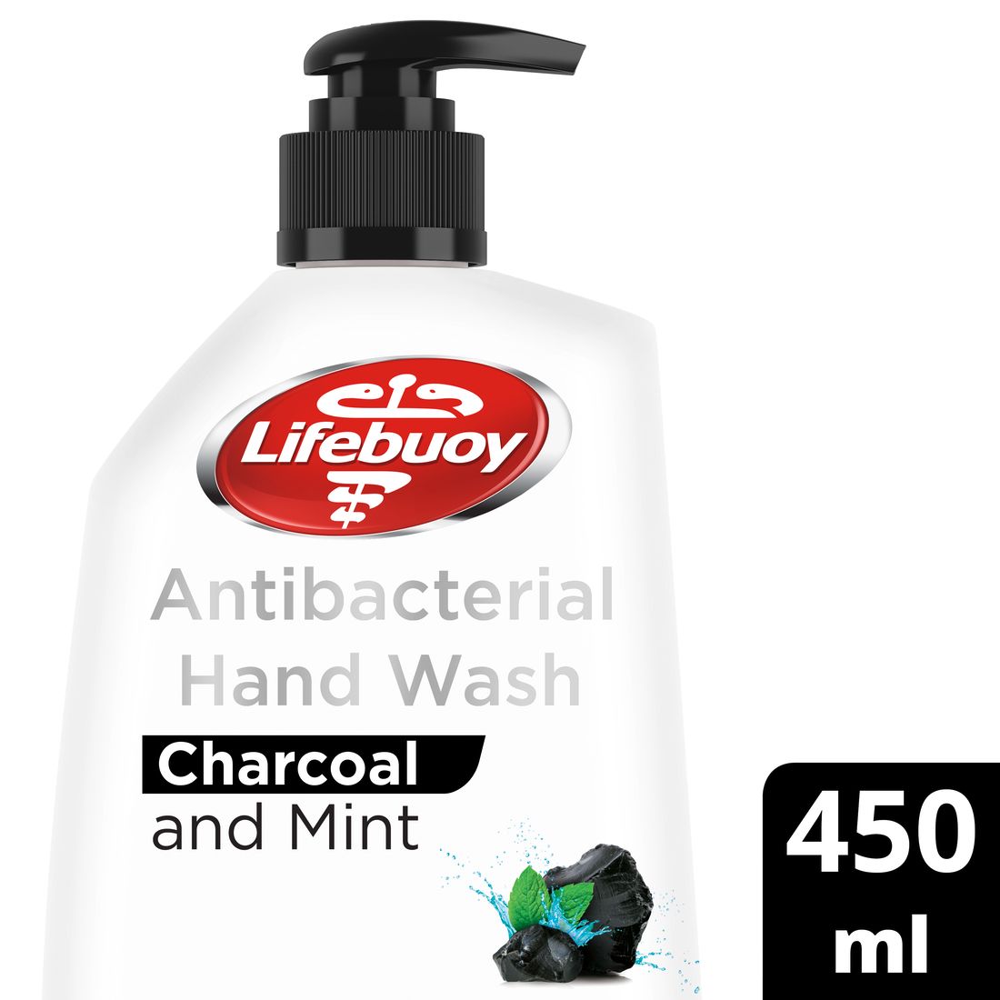 Lifebuoy Hand Wash Charcoal & Mint 450Ml