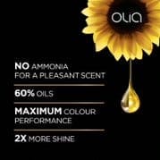 Olia, 4.0 Dark Brown, No Ammonia Permanent Haircolor, with 60% Oils