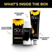 Olia, 6.15 Frozen Light Brown, No Ammonia Permanent Haircolor, with 60% Oils