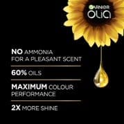 Olia, 6.15 Frozen Light Brown, No Ammonia Permanent Haircolor, with 60% Oils