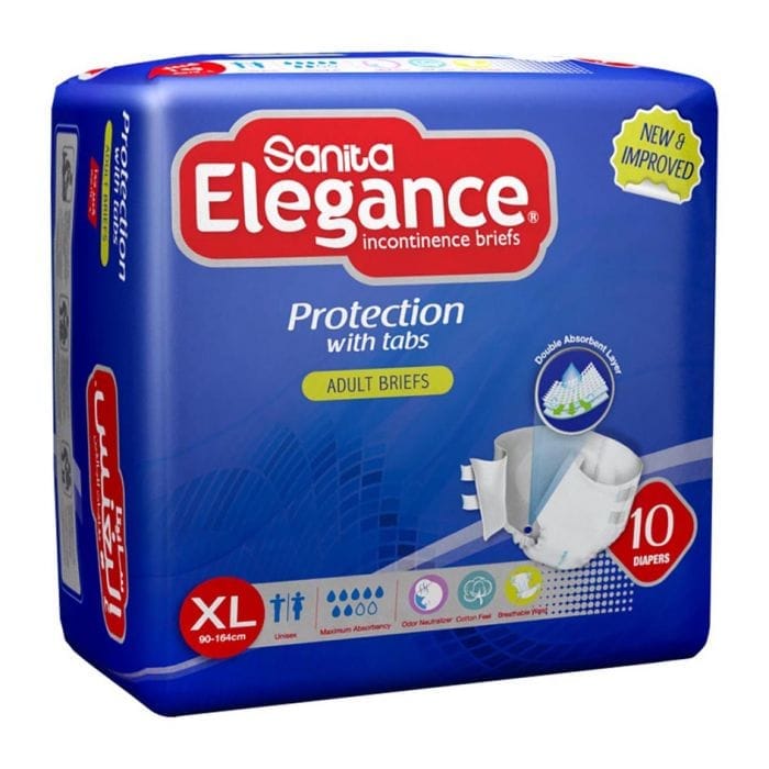 Elegance Adults Diapers Xlarge- 10 Pcs