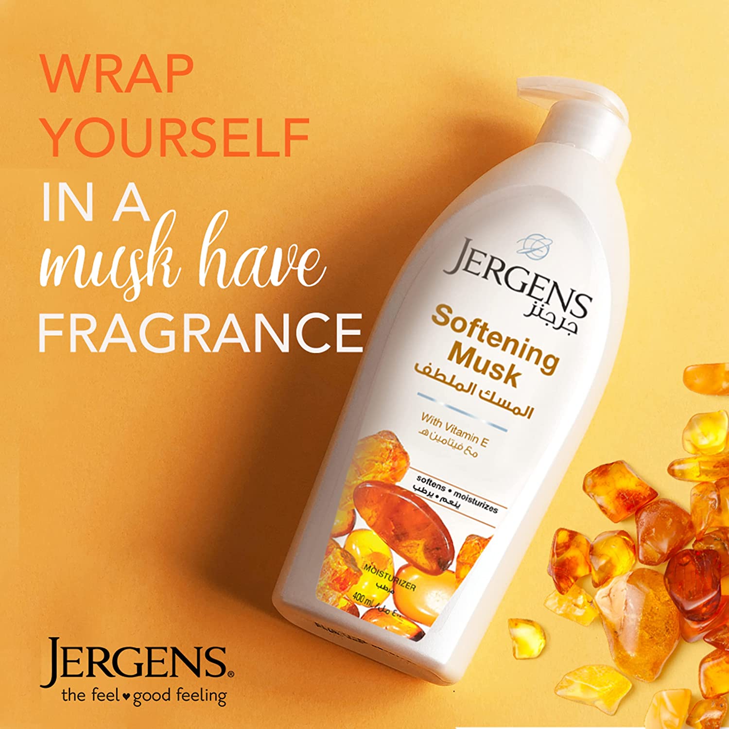 Jergens, Body Lotion, Deep Nourishment, Musk Odor - 200 Ml