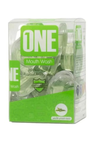 ONE MOUTH WASH GREEN TEA FLAVOR 20 CAP *15 ML