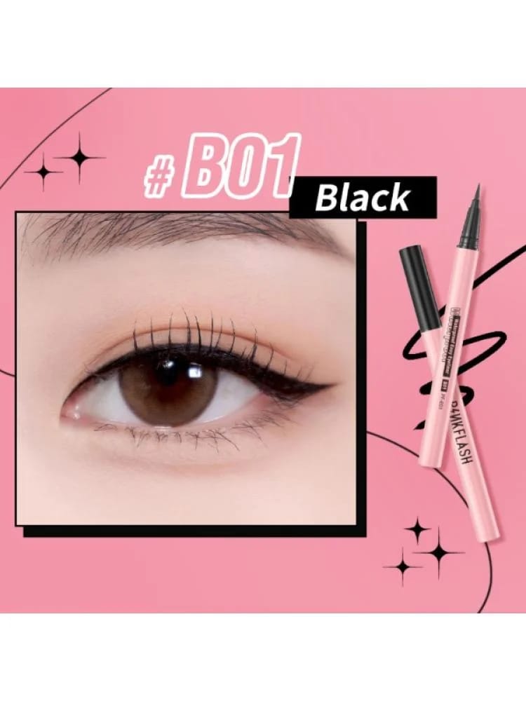 Pink Flash Liquid Eyeliner B01 Black