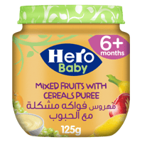 Hero Baby  Mix Fruits Cereals Puree 125G
