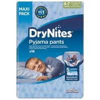 Huggies Drynites 4-7 Y Jumbo Boy 16X4