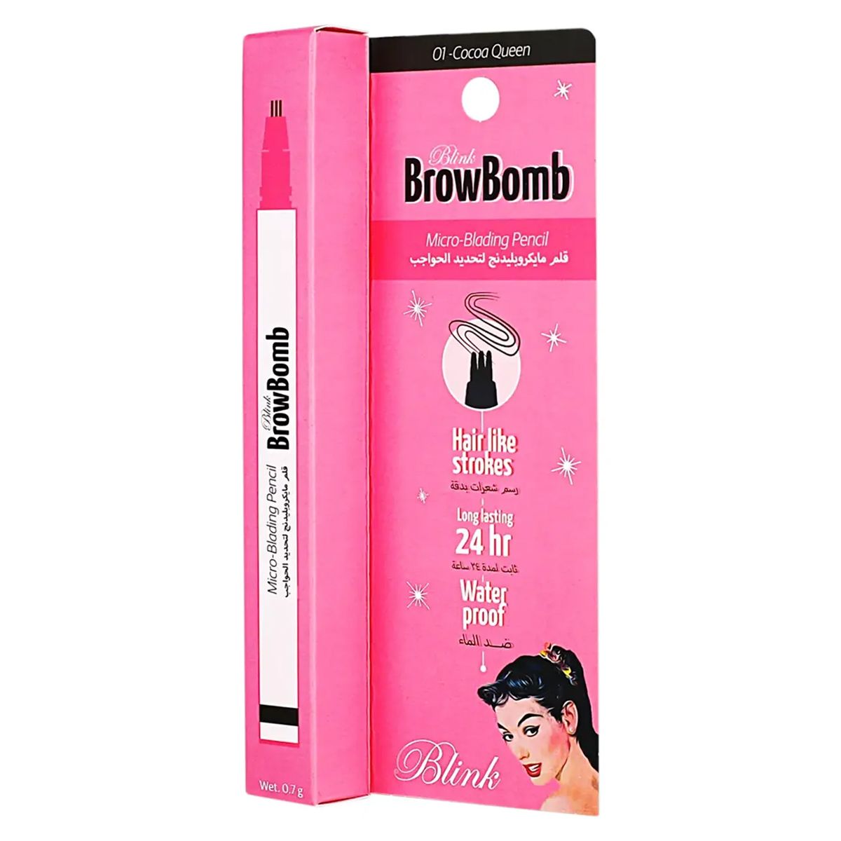 Blink Micro Eyebrow Pencil# 1 Cocoa