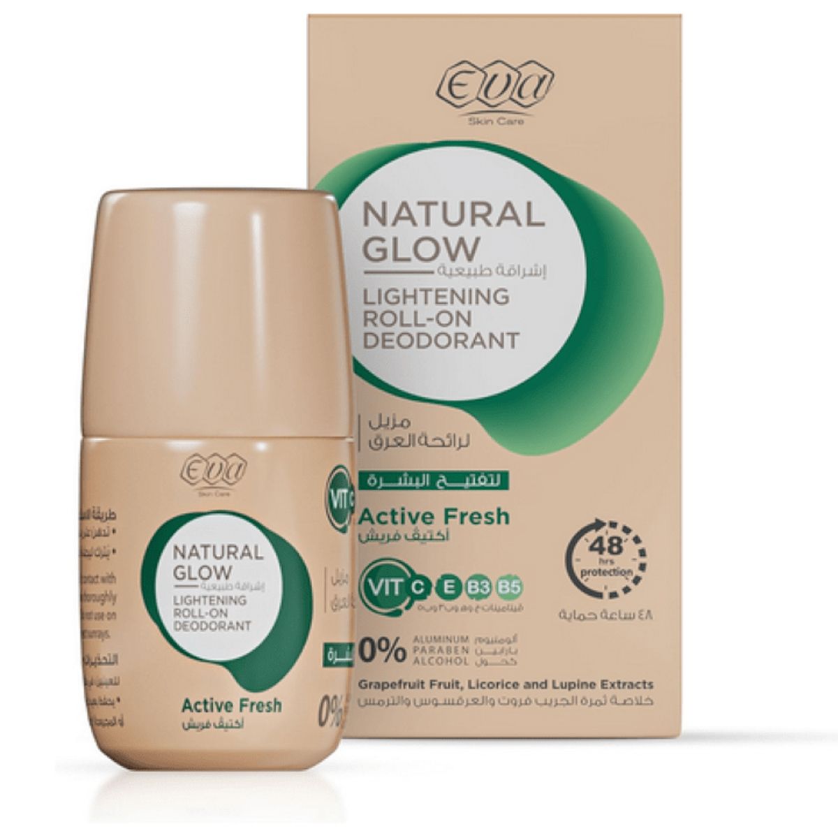 Eva Skin Care Natural Glow Roll On 60 Gm