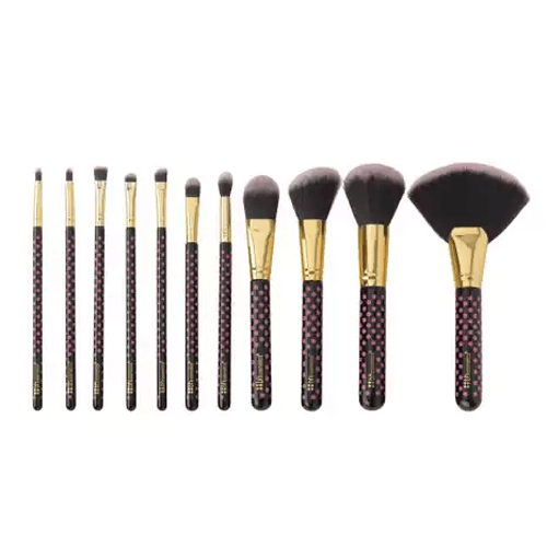 BH Cosmetics Pink Dot Collection 1 Brush Set - 11 Pieces