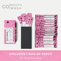 Go Mouthwash Bubble Gum Mint 20 Packets