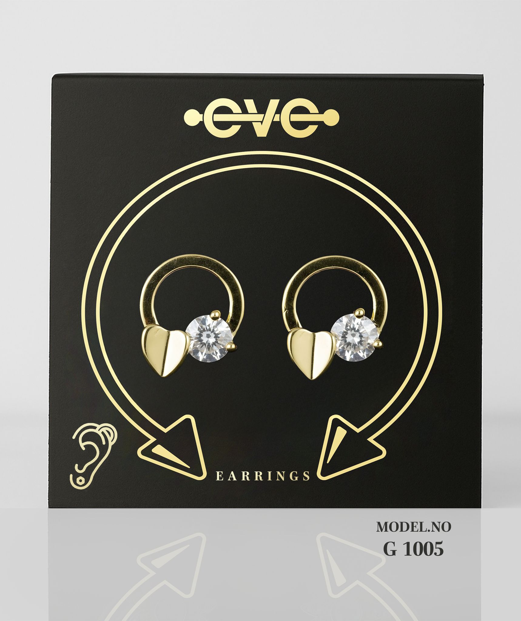 EVE Earrings Gold - G 1005 Ear Ring