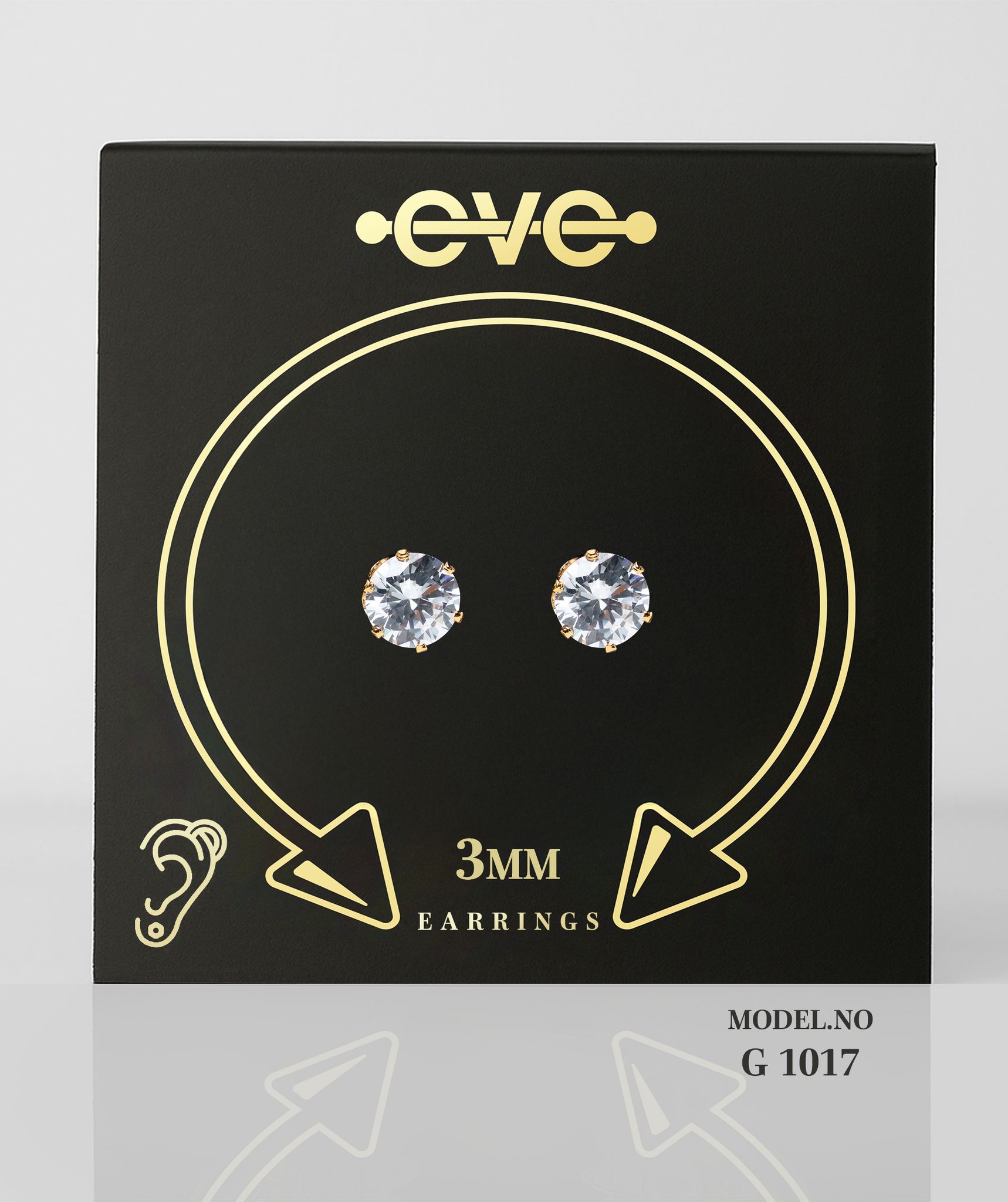 EVE Earrings Gold - G 1017 Ear Ring
