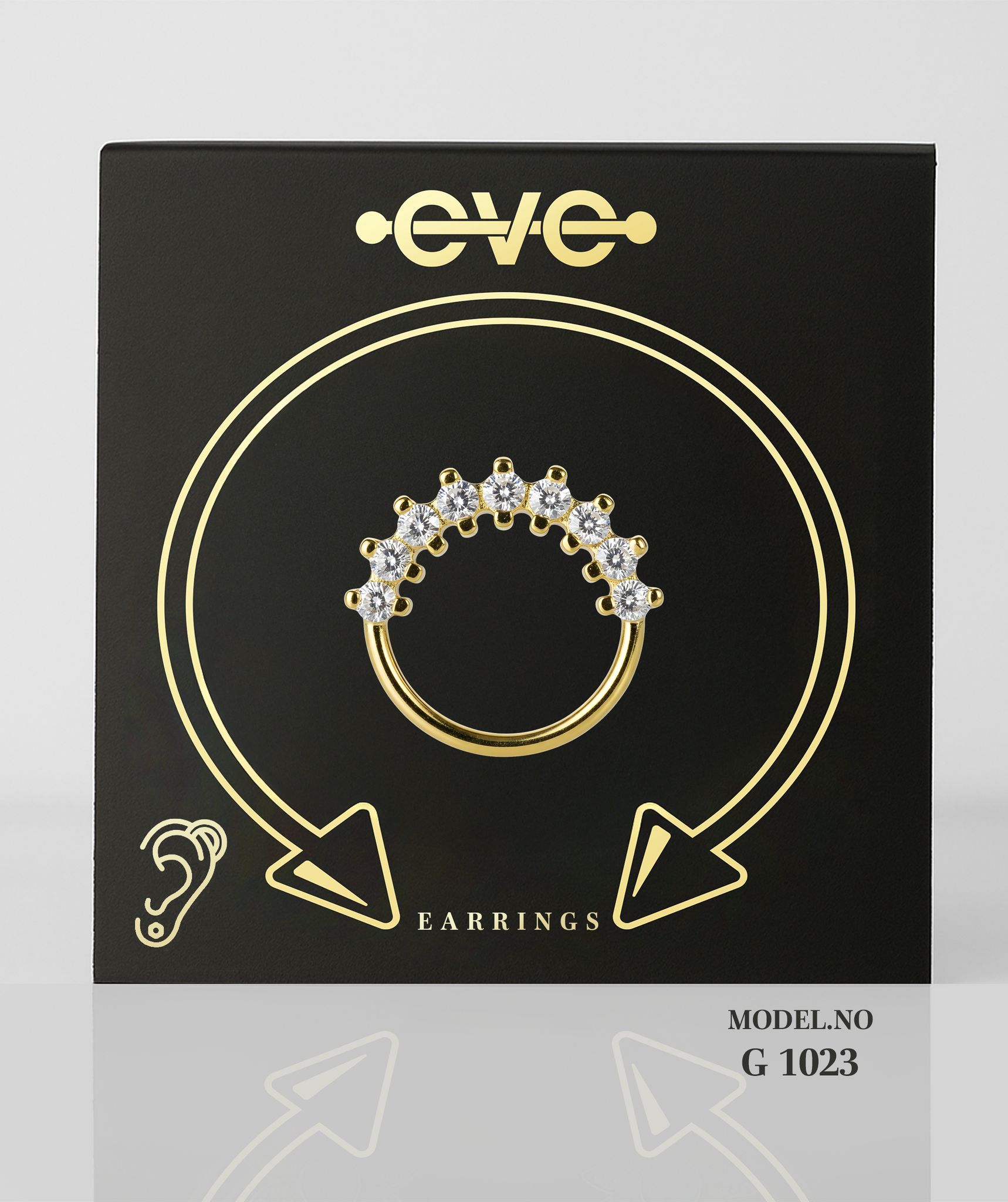 إيف بيرسنج حلق ذهبى  -موديل رقم G 2023