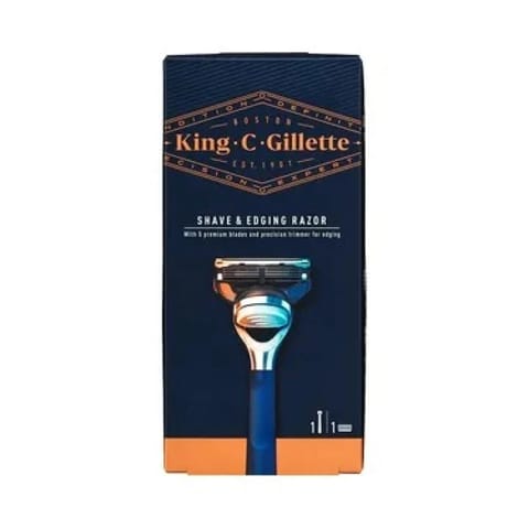 GILLETTE KING C MOD S&E RAZ BLUE CHR1UP