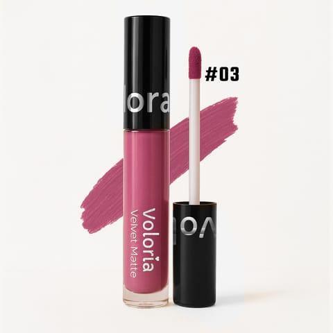 Voloria Velvet Matte Lipstick - 03