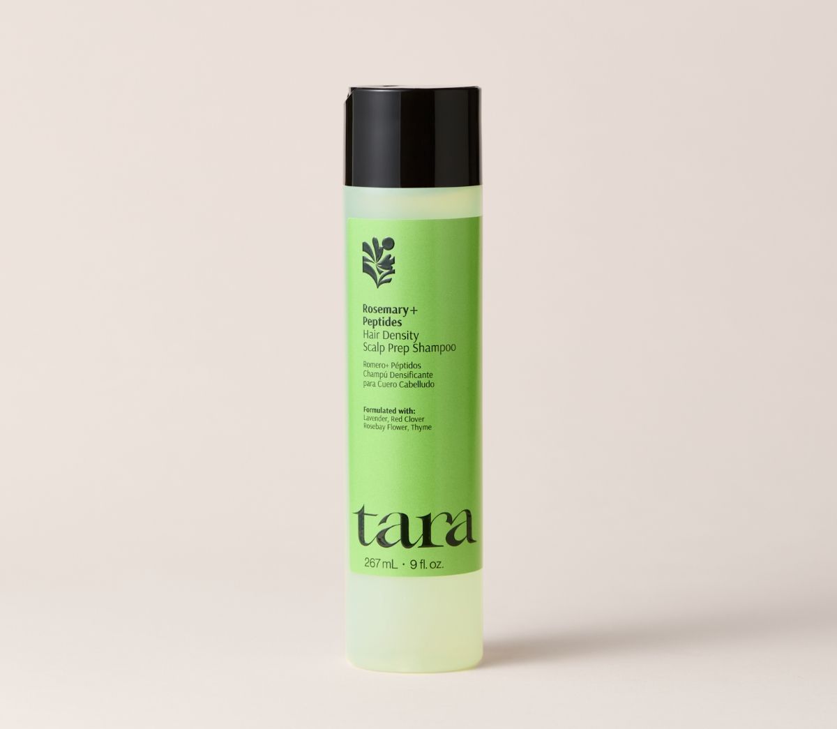 تارا شامبو إكليل الجبل والببتيدات لزيادة كثافة الشعر 267 مل